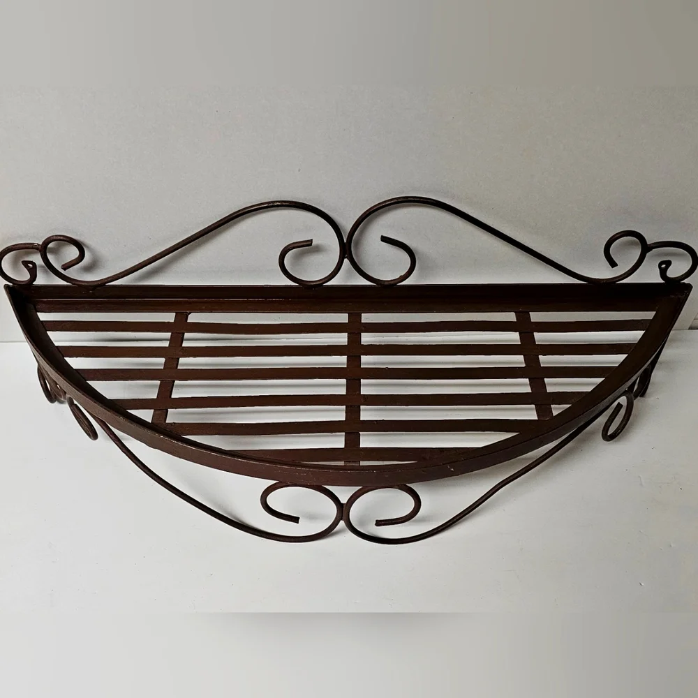 Vintage Cast Iron Decorative Shelf 24